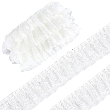 5 Yards Double Polyester Lace Trim for Sewing Decoration OCOR-GF0005-06E-1