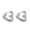 304 Stainless Steel Hoop Earrings SA-CBA46AF-26P-01-4