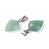 Natural Green Aventurine Pendants G-N349-18P-03-2