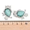 Natural Amazonite Pendants G-A315-03H-P-3