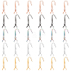 SUPERFINDINGS 30Pcs 5 Colors 316 Stainless Steel Earring Hooks STAS-FH0001-62-1