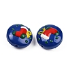 Christmas Handmade Lampwork Enamel Beads X1-LAMP-C020-03F-3