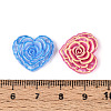 Printed Opaque Resin Cabochons CRES-T025-16B-3