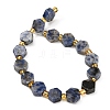Natural Blue Spot Jasper Beads Strands G-F833-B16-01-5