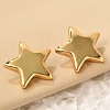 304 Stainless Steel Star Stud Earrings EJEW-Q011-03G-4