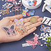  DIY Butterfly Earring Making Kit DIY-TA0005-24-6