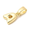 Brass Letter Charms KK-G554-22G-A-2