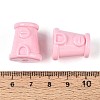 Spray Painting Opaque Acrylic Beads MACR-K357-10B-01-3