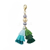 3Pcs Polycotton Tassel Pendant Decorations HJEW-JM02928-4