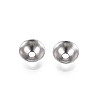 Non-Tarnish 304 Stainless Steel Bead Caps STAS-S057-48B-P-2