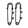 304 Stainless Steel Safety Pins Brooch Findings STAS-C181-01B-B-1