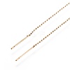 Brass Stud Earring Findings KK-I645-03G-3