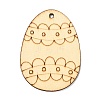 DIY Crafts Easter Egg Shape Cutouts Pendants LS-AJEW-P087-B02-10-2