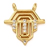 Brass Micro Pave Cubic Zirconia Pendants KK-K339-10A-01-1