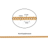 Ion Plating(IP) 304 Stainless Steel Diamond Cut Chunky Curb Chains CHS-CJ0001-30G-2