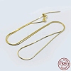 925 Sterling Silver Chain Necklaces STER-F039-15G-3