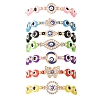 Resin Evil Eye Braided Bead Bracelets for Women BJEW-FS00018-01-4