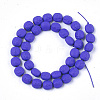 Spray Painted Non-magnetic Synthetic Hematite Beads Strands G-T116-29-19-2