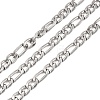 Tarnish Resistant 304 Stainless Steel Figaro Chains CHS-E007-01P-1