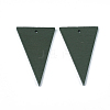 Spray Painted Wood Pendants LS-WOOD-T017-01A-2