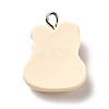 Opaque Resin Pendants RESI-C037-01H-2