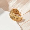 304 Stainless Steel Cuff Open Rings for Women RJEW-L341-03B-G-3