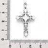 Tibetan Style Alloy Cross Gothic Pendants TIBEP-371-AS-LF-3