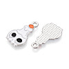 Halloween Theme Alloy and Enamel Pendants ENAM-T021-31K-01P-2