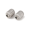 Textured 304 Stainless Steel Beads STAS-I358-11P-06-2