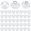 50Pcs 1-Hole Brass ABS Plastic Imitation Pearl Shank Buttons KY-CY0001-17-7