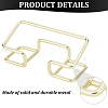Iron Business Card Holder AJEW-WH0470-89G-3