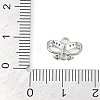 Brass Micro Pave Clear Cubic Zirconia Connector Charms KK-L219-07P-3