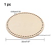 Cedar Wooden Basket Bottoms WOOD-WH0098-58-2