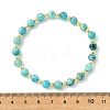 Natural Gemstone Hemimorphite & Non-magnetic Synthetic Hematite Beads Stretch Bracelets for Women Men BJEW-JB13679-4