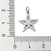 Non-Tarnish 304 Stainless Steel Pendants STAS-C097-67P-3