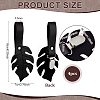 4Pcs PU Leather Skirt Hikes Clips AJEW-PH0007-98A-2