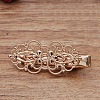 Flower Alloy Alligator Hair Clips OHAR-H003-07KCG-1
