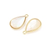 Brass Enamel Pendants KK-K252-10G-06-2