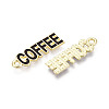 Alloy and Enamel Pendants PALLOY-T093-09A-G-3