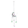 Moon & Star Alloy Hanging Ornaments HJEW-TADJ0023-1