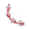 Angel Fairy Shape Electroplate Transparent Glass Beads Strands AJEW-JB01174-2