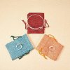 Burlap Packing Pouches Drawstring Bags ABAG-PH0002-05-9x7cm-4