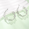 Women's 304 Stainless Steel Stud Earrings SA-CBA4160-25P-1
