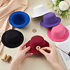6Pcs 6 Colors EVA Fabric Hat Base DIY-BC0014-06-3