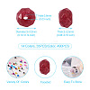 490Pcs 14 Colors Imitation Jade Glass Beads Strands GLAA-CD0001-13-4