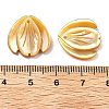 Natural Yellow Shell Carved Pendants SSHEL-Z002-05-3