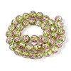 Handmade Foil Glass Beads Strands FOIL-N033-04D-2