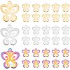 30Pcs 3 Colors 304 Stainless Steel Charms STAS-DC0011-91-1