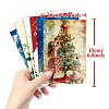 50Pcs Christmas Paper Greeting Cards DIY-P085-15A-5