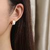 304 Stainless Steel Round Stud Earrings KA7490-4